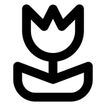 Rose SVG Icon